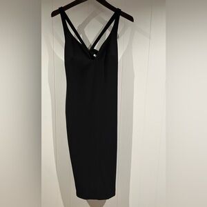 Black midi Calvin Klein dress!